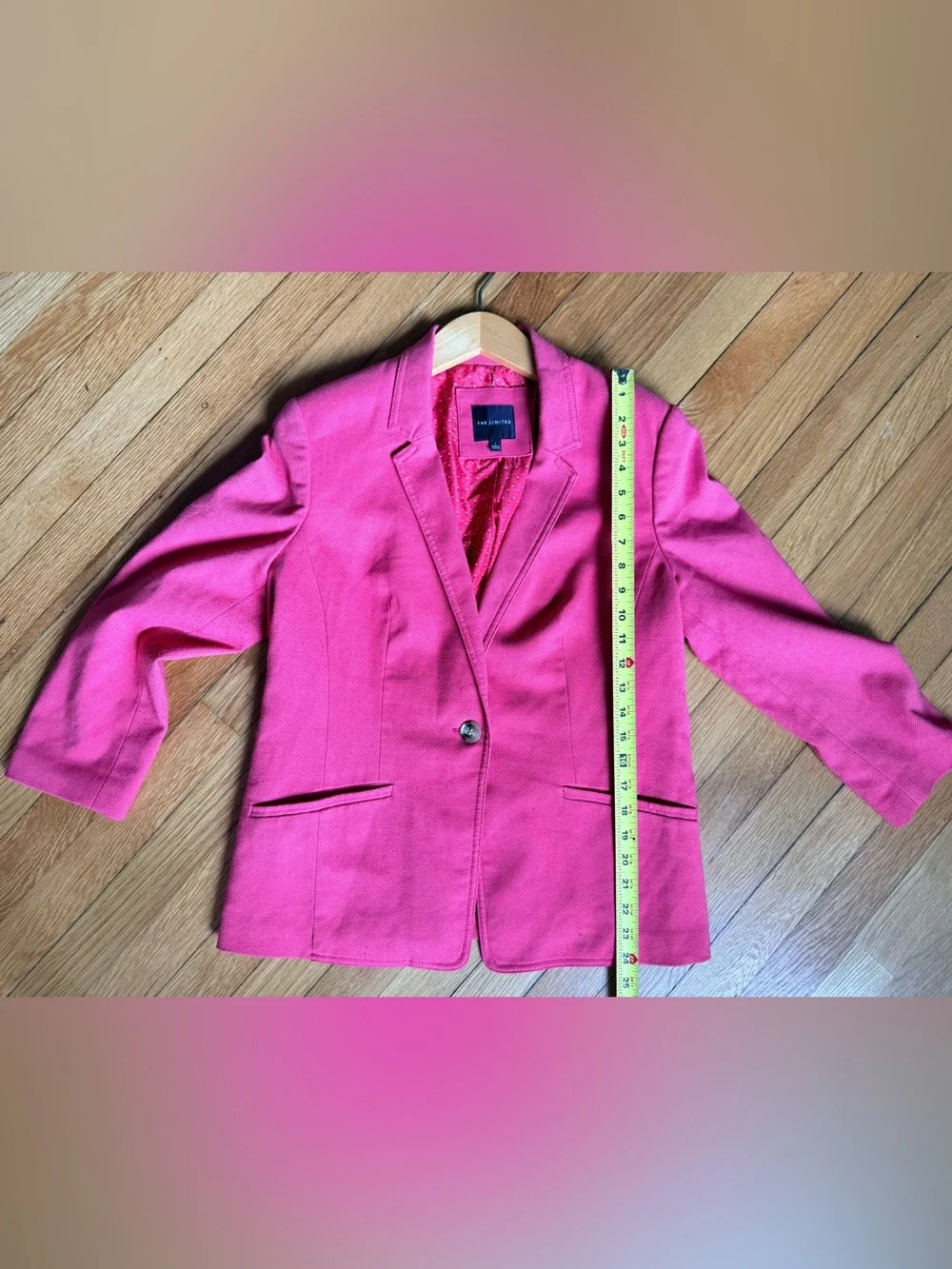 The Limited Red Single-Button Blazer - Picture 7 of 8